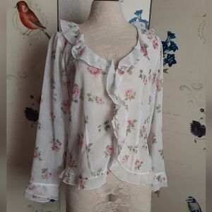 "Boston Proper" Floral Top